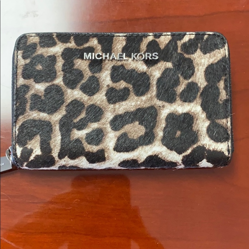 Michael Kors Leopard Hair Wallet